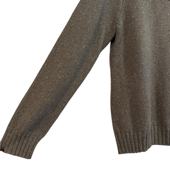 Croft & Barrow Women's Charcoal Sweater with White Collar - Picture 2 of 8